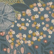 Vliesová tapeta retro, barevné rostliny 387404 / Tapety na zeď 38740-4 Nara (0,53 x 10,05 m) A.S.Création