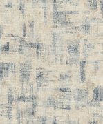 Tapeta ve stylu Shabby Chic, barvy krémová, modrá, strukturální vliesové tapeta, imitace textilu z kolekce Andy Wand od výrobce Rasch