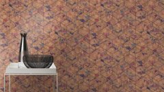 Tapeta grafický motiv, podklad motiv beton, stěrka, barvy béžová, vícebarevná, pestrá, strukturální vliesové tapeta z kolekce Andy Wand od výrobce Rasch