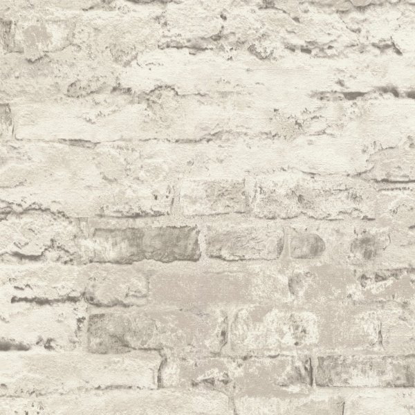 Vliesová tapeta vintage cihly, stará stěna, barva šedá 649406 / Vliesové tapety na zeď Andy Wand (0,53 x 10,05 m) Rasch