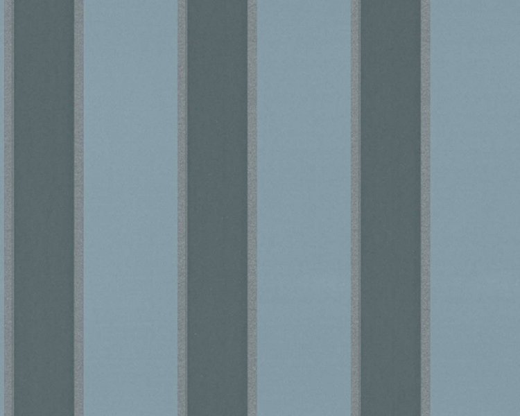 Vliesová tapeta 33329-3 modré, metalické pruhy / Tapety na zeď 333293 AP Alpha (0,53 x 10,05 m) A.S.Création