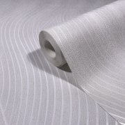 Vliesová tapeta jednobarevná bílé vlnky 0,53 x 10,05 m / Tapety na zeď Mona 82476 Marburg