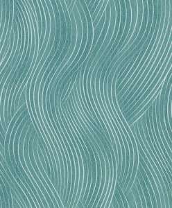 Vliesová tapeta zelené vlnky 0,53 x 10,05 m / Tapety na zeď Mona 82478 Marburg
