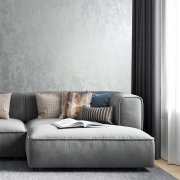 Vliesová tapeta betonová stěrka stříbrná 0,53 x 10,05 m / Tapety na zeď City Romance 34275 Marburg