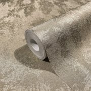 Vliesová tapeta betonová stěrka zlatá 0,53 x 10,05 m / Tapety na zeď City Romance 34276 Marburg