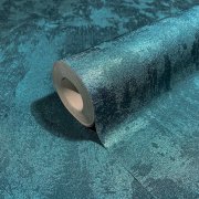 Vliesová tapeta betonová stěrka modrá 0,53 x 10,05 m / Tapety na zeď City Romance 34278 Marburg