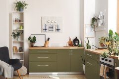 Samolepicí tapeta olivově zelená matná v šířce 67,5 cm a délce 2 m - značkové samolepící fólie d-c-fix