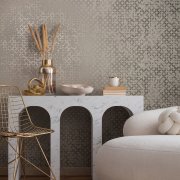 Vliesová tapeta retro, grafická, stříbrná 0,53 x 10,05 m / Tapety na zeď City Romance 35118 Marburg