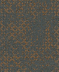 Vliesová tapeta retro, grafická, bronzová, černá 0,53 x 10,05 m / Tapety na zeď City Romance 35119 Marburg