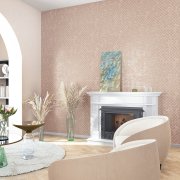 Vliesová tapeta retro, grafická, oranžová, stříbrná 0,53 x 10,05 m / Tapety na zeď City Romance 35120 Marburg