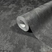 Vliesová tapeta černá betonová stěrka 0,53 x 10,05 m / Tapety na zeď City Romance 35130 Marburg