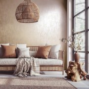 Vliesová tapeta béžová betonová stěrka 0,53 x 10,05 m / Tapety na zeď City Romance 35131 Marburg