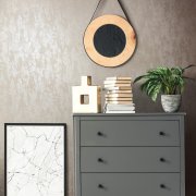 Vliesová tapeta zlatá betonová stěrka 0,53 x 10,05 m / Tapety na zeď City Romance 35133 Marburg