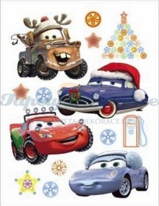 Samolepky na stěnu Disney 65x85cm Cars AGF00889 AG Design