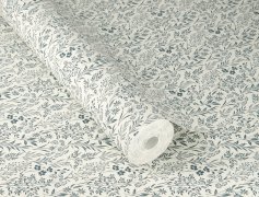 Vliesová tapeta modré drobné kytičky (0,53 x 10,05 m) / Vliesové tapety na zeď Farm Living 709360 Rasch