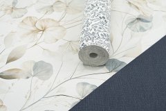 Vliesová tapeta modré drobné kytičky (0,53 x 10,05 m) / Vliesové tapety na zeď Farm Living 709360 Rasch