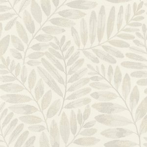Vliesová tapeta šedé listy (0,53 x 10,05 m) / Vliesové tapety na zeď Farm Living 709537 Rasch