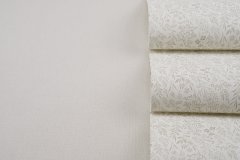 Vliesová tapeta krémová, drobný textilní vzor (0,53 x 10,05 m) / Vliesové tapety na zeď Farm Living 709650 Rasch