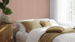 Vliesová tapeta růžovo-červená, drobný textilní vzor (0,53 x 10,05 m) / Vliesové tapety na zeď Farm Living 709780 Rasch