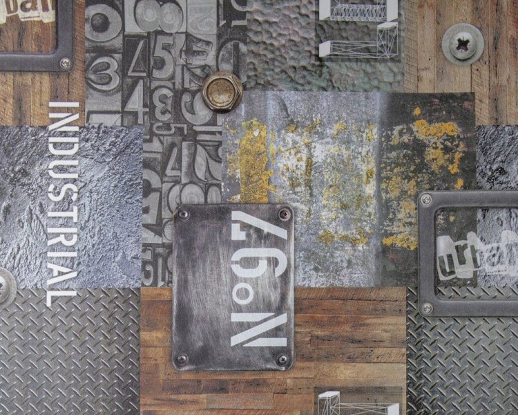 Zesílená samolepicí fólie, dekorativní motiv, garáž, 45 cm x 2 m 54886 / Prémiová samolepící tapeta Garage Venilia