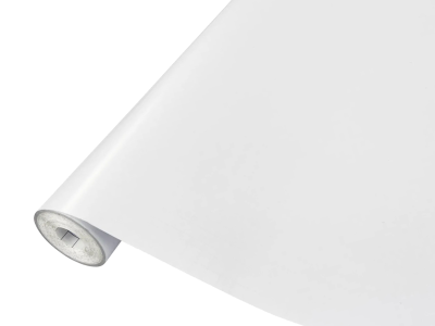 Samolepicí fólie bílá matná, šířka 90 cm, metráž 55508 / 11317 samolepící tapeta bílá mat White Venilia / Gekkofix