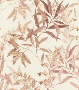 Vliesová tapeta hnědé listy (0,53 x 10,05 m) / Vliesové tapety na zeď Liverna 417319  Rasch