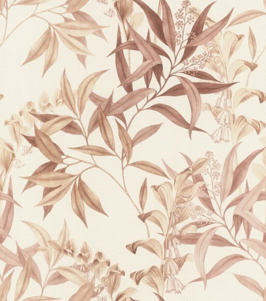 Vliesová tapeta hnědé listy (0,53 x 10,05 m) / Vliesové tapety na zeď Liverna 417319  Rasch