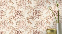 Vliesová tapeta hnědé listy (0,53 x 10,05 m) / Vliesové tapety na zeď Liverna 417319  Rasch