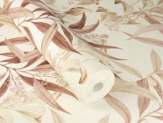 Vliesová tapeta hnědé listy (0,53 x 10,05 m) / Vliesové tapety na zeď Liverna 417319  Rasch