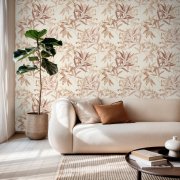 Vliesová tapeta hnědé listy (0,53 x 10,05 m) / Vliesové tapety na zeď Liverna 417319  Rasch