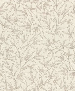 Vliesová tapeta hnědé listy, rostlinný vzor (0,53 x 10,05 m) / Vliesové tapety na zeď Liverna 554816 Rasch