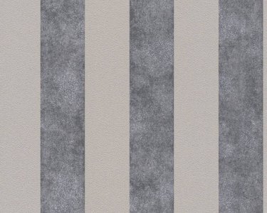 Vliesová tapeta Pruhy, barva béžová, šedá, černá, taupe 372711 / Tapety na zeď 37271-1 Trendwall (0,53 x 10,05 m) A.S.Création
