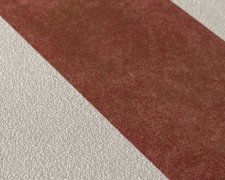 Vliesová tapeta do bytu Pruhy, barva béžová, červená, metalická z kolekce Trendwall