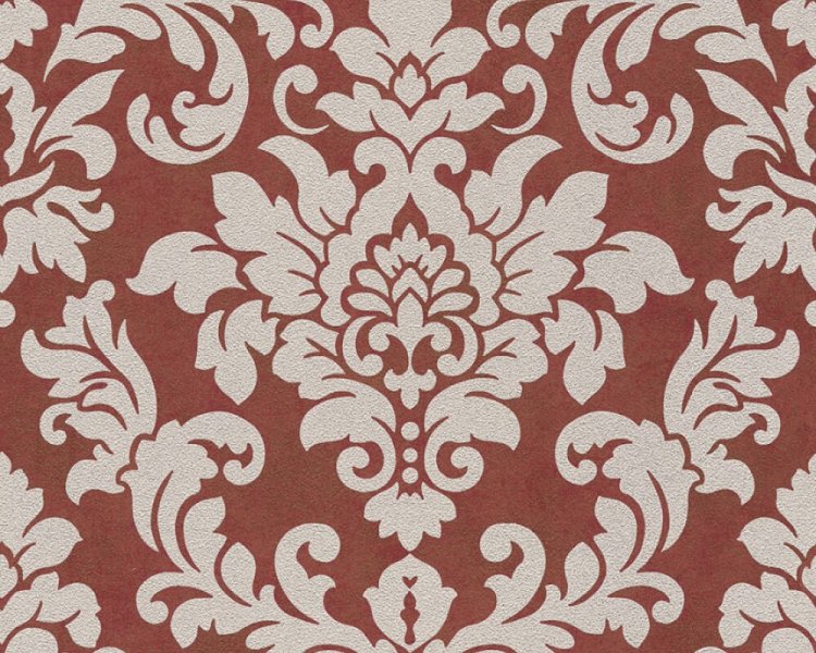 Vliesová tapeta béžová, červená, metalická - zámecká, barokní styl 372705 / Tapety na zeď 37270-5 Trendwall (0,53 x 10,05 m) A.S.Création