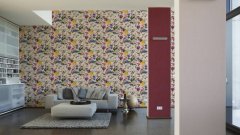 Grafická vliesová tapeta do bytu UNI růžová z kolekce Trendwall