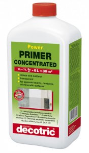 Penetrace Power Primer 1 litr - koncentrát / premium penetrační nátěr pod tapety decotric
