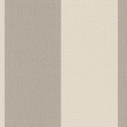 Béžové a hnědé pruhy, imitace textilu - vliesová tapeta na zeď - detail