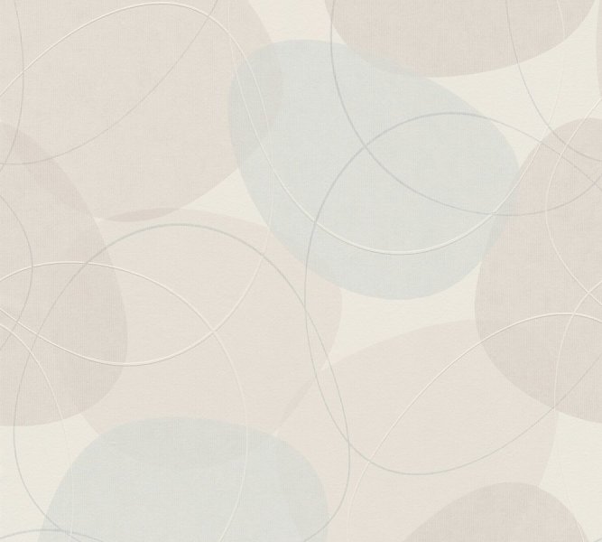 Grafická vliesová tapeta geometrický vzor, pastelové barvy 661-02 / Tapety na zeď Balade 376052 (0,53 x 10,05 m) Dekens