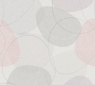 Grafická vliesová tapeta geometrický vzor, pastelové barvy 661-04 / Tapety na zeď Balade 376054 (0,53 x 10,05 m) Dekens