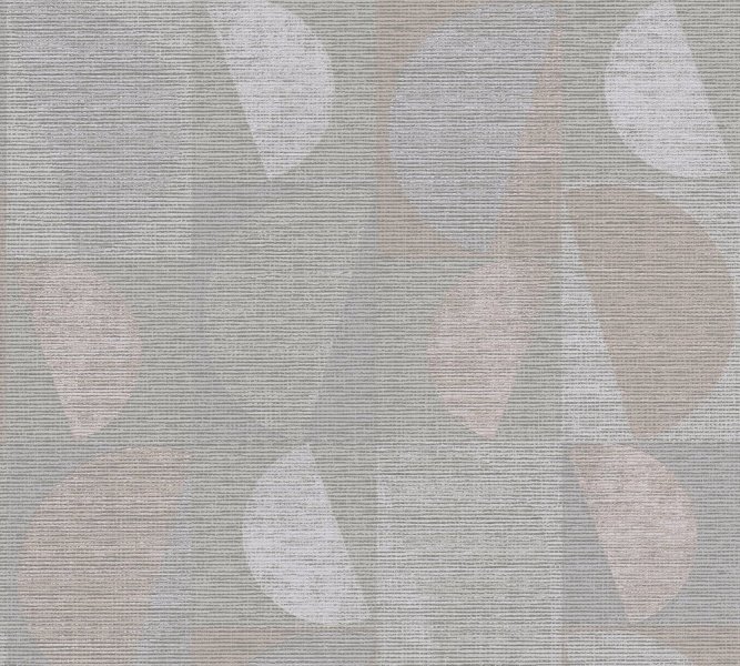 Vliesová tapeta geometrický vzor, šedá, růžová, zelená, modrá 663-02 / Tapety na zeď Balade 376082 (0,53 x 10,05 m) Dekens