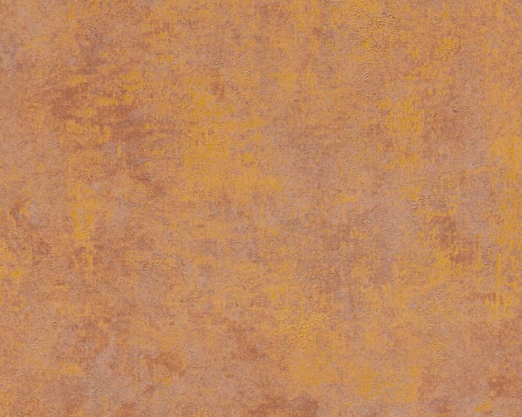 Vliesová tapeta 374253 UNI - hnědá, oranžová, měděná, zlatá, metalická / Tapety na zeď 37425-3 New Walls (0,53 x 10,05 m) A.S.Création