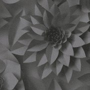 Vliesová 3D tapeta šedo-černé květy 387185 / Tapety na zeď 387185 PintWalls (0,53 x 10,05 m) A.S.Création
