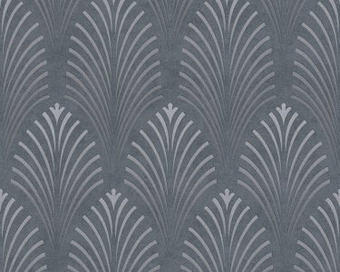 Vliesová tapeta grafická - šedá, černá, stříbrná, metalická 374822 / Tapety na zeď 37482-2 Pop Style (0,53 x 10,05 m) A.S.Création