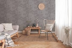 Vliesová tapeta do bytu béžová, hnědá, šedá, taupe 373971 z kolekce New Walls zobrazuje stromy v květu