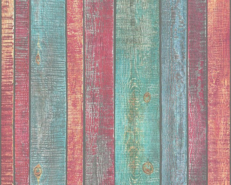 Vliesová tapeta 31993-1 barevná dřevěná prkna, dřevo / Tapety na zeď 319931 Wood´n Stone 2 (0,53 x 10,05 m) A.S.Création