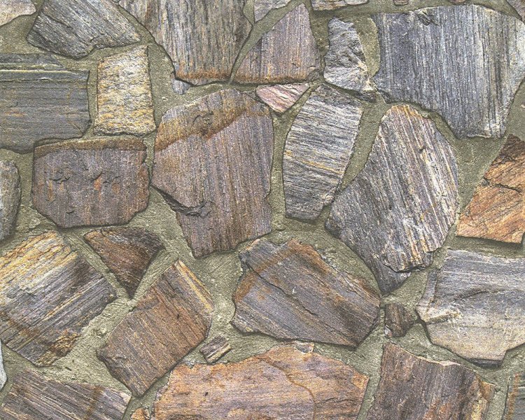 Vliesová 3D tapeta 30724-1 kamenná zeď / Tapety na zeď 307241 Wood´n Stone 2 (0,53 x 10,05 m) A.S.Création