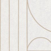 Vliesová tapeta geometrická bílá, metalická 386992 / Tapety na zeď 38699-2 My Home My Spa (0,53 x 10,05 m) A.S.Création