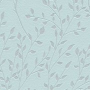 Vliesová tapeta listy s leskem, barva tyrkysová, zelená, modrá - přírodní motiv - vliesová tapeta od A.S.Création