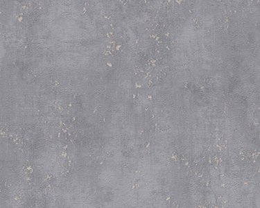 Vliesová tapeta šedá sádrová omítka, strukturovaný povrch s kovovými akcenty, 381952 / Tapety na zeď 38195-2 Titanium 3 (0,53 x 10,05 m) A.S.Création