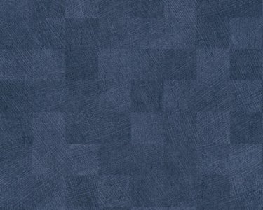 Vliesová tapeta geometrický kostkovaný vzor, noční modrá metalíza s efektem textury, 382005 / Tapety na zeď 38200-5 Titanium 3 (0,53 x 10,05 m) A.S.Création